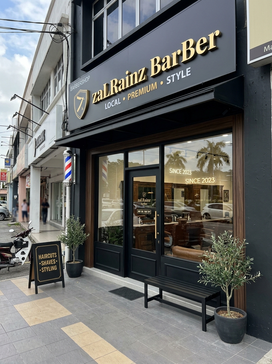 Gambar depan kedai